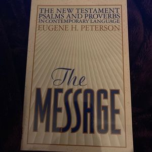 The Message Bible New Testament Psalms Proverbs SB